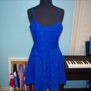 forever 21 blue dress